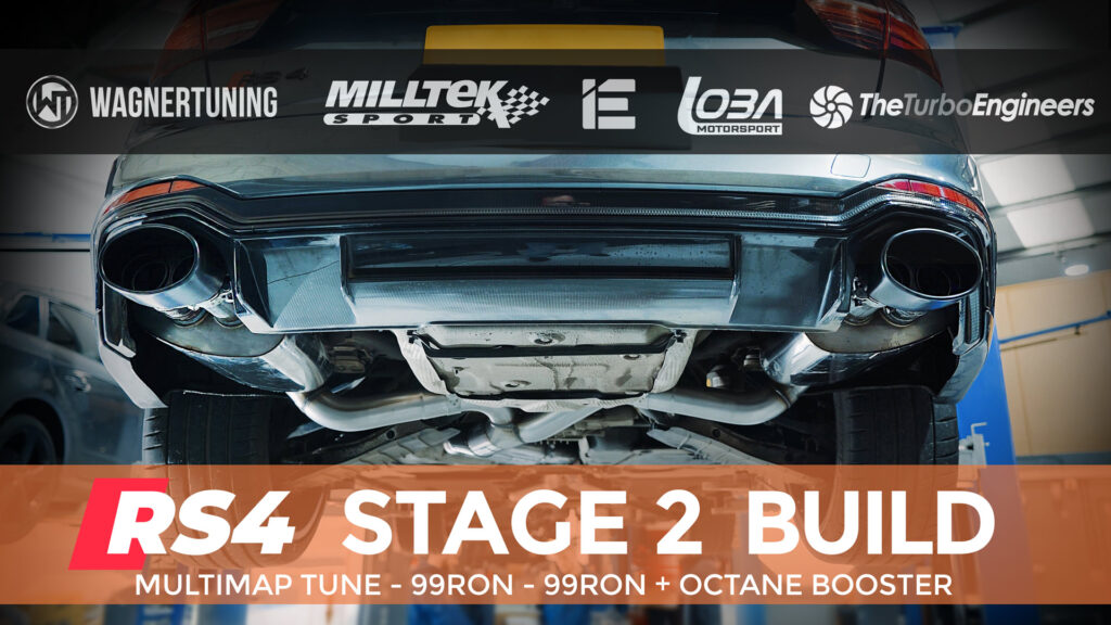 Audi RS4 B9 - MRC Tuning Stage 2 Build & Tune | Full Hardware Upgrades, Exhaust Sound & Dyno Results! In this video, we dive into the full Stage 2 transformation of our project car, taking it from an already quick Stage 1 setup to a much more serious performance machine. We walk through every step of the hardware installation, from cooling and intake improvements to fuel delivery and exhaust upgrades.