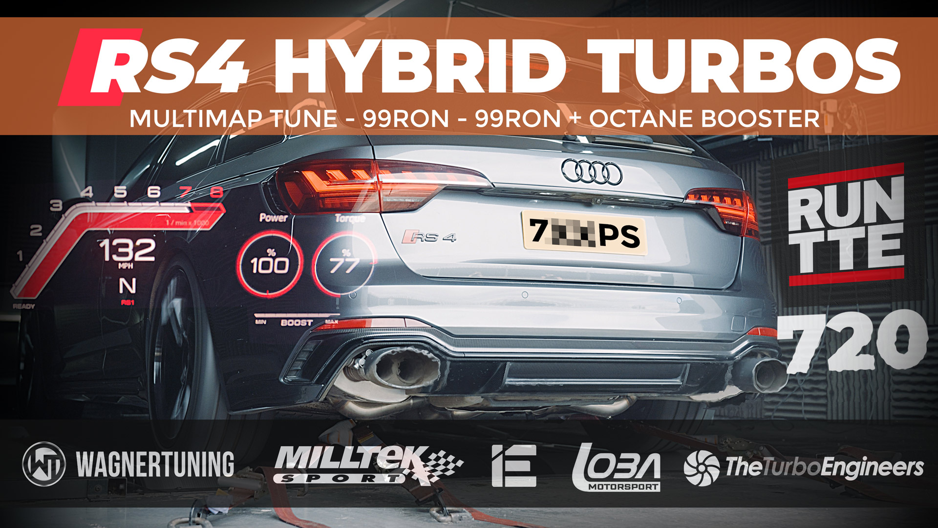 AUDI RS4 B9 PART 4 MRC STAGE 3 TURBO-SWAP-TTE720